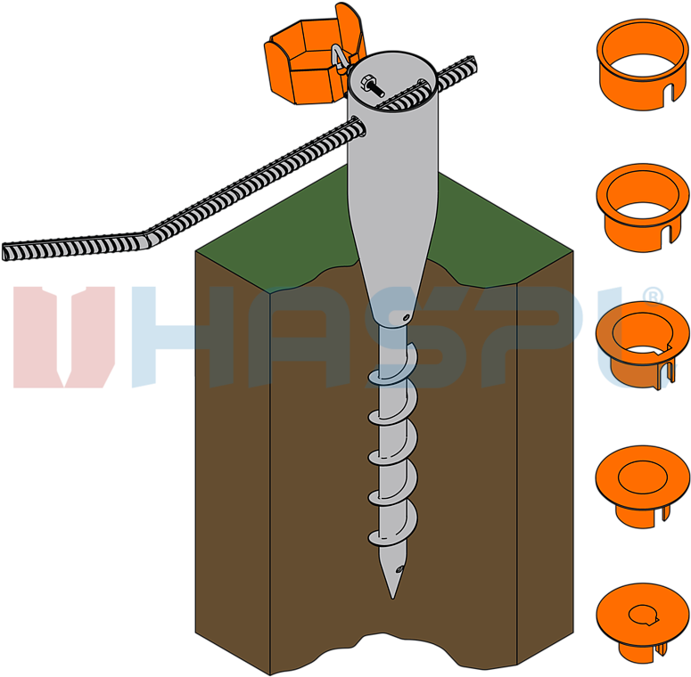 Ground Screw Circular 26-55x560 - Screw (800x800)