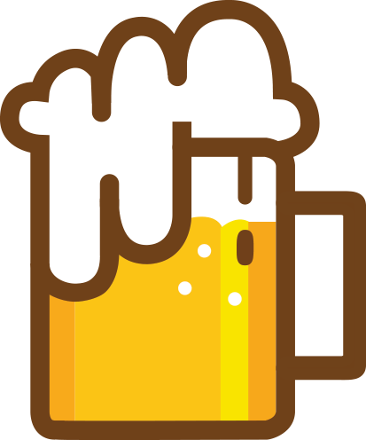 Beer Pint Clipart Transparent Png - Beer Clipart Transparent (413x496)