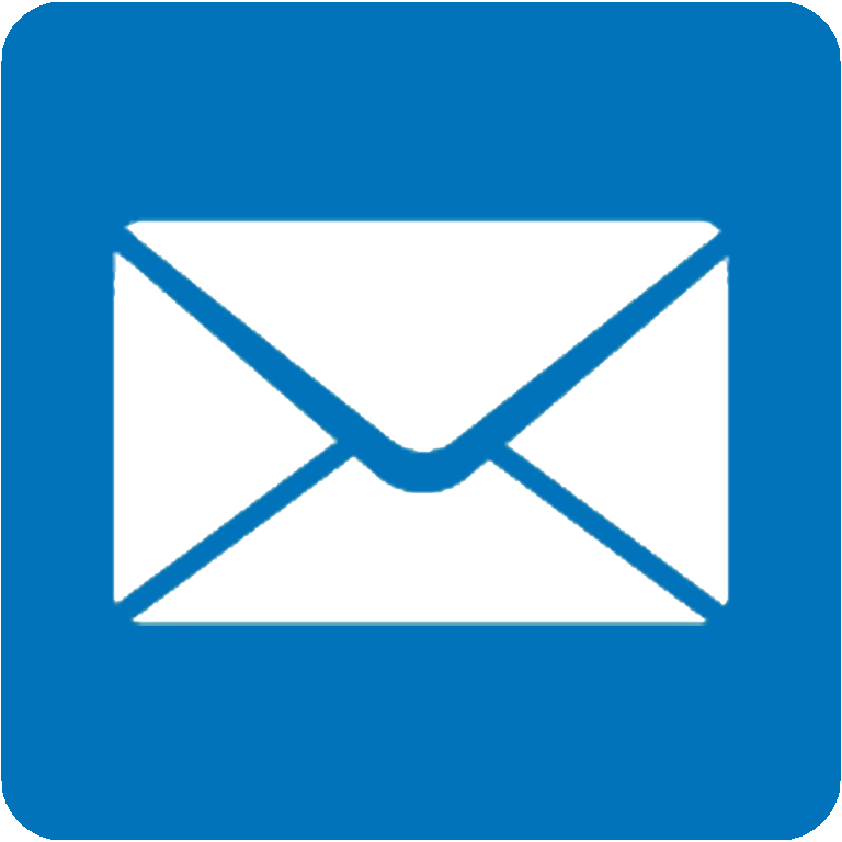 Facebook Twitter Google Plus Linkedin Mail - Email Icon (768x768)