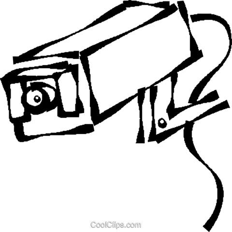 Surveillance Cameras Royalty Free Vector Clip Art Illustration - Clip Art (480x480)