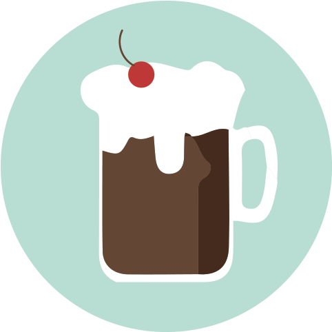 Root Beer Clipart Alcohol - Root Beer Float Png (500x500)