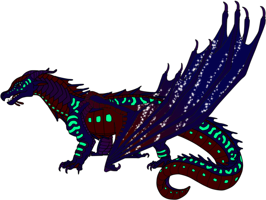 Wof Sea/sky/night Adopt - Blue Wings Of Fire (950x840)