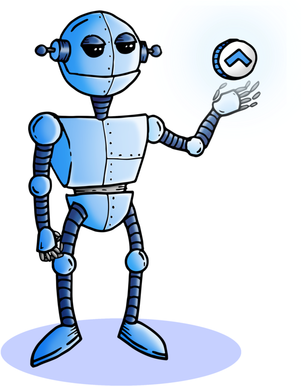 Robot Organism Line Clip Art - Cartoon (640x800)