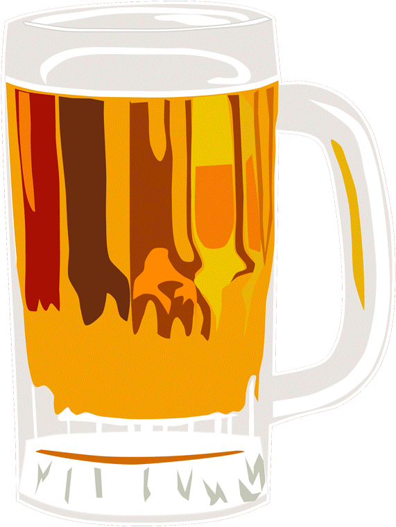 Beer-cartoon - Clip Art (701x856)