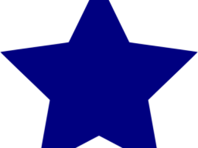 Stars Clipart Dark Blue - Logo (640x480)