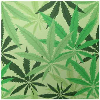 Wallpaper With Green Leavs Of Cannabis Poster • Pixers® - Medical Marijuana Desk Reference [book] (400x400)