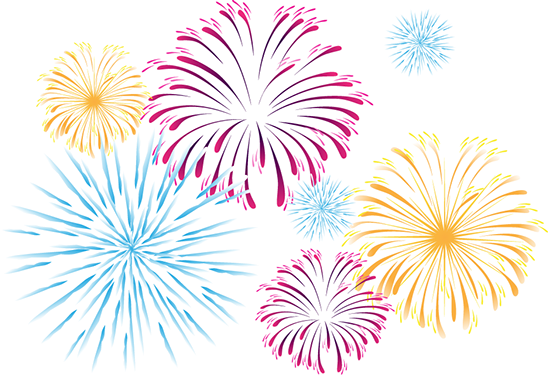 Fireworks Transparent - Fireworks Png (548x375)