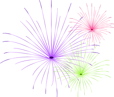Firework Clipart No Background - Fogos De Artificio Png (388x331)