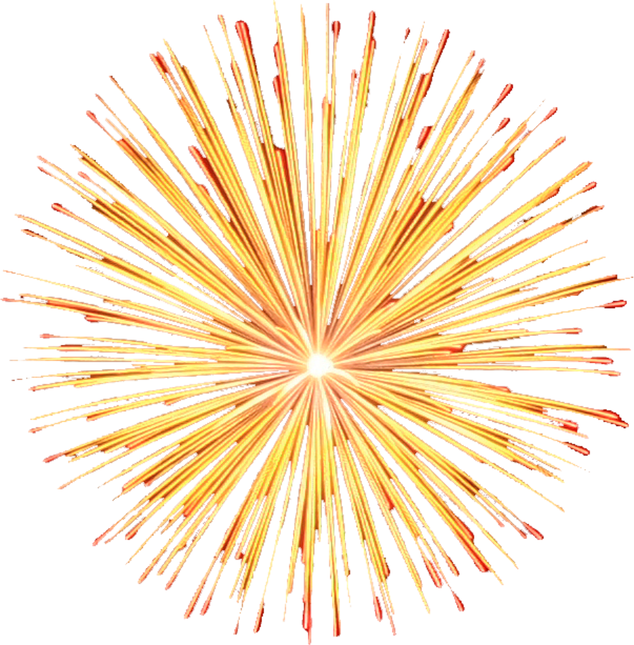 Free Fireworks Clipart With No Background - Fire Works Images Png (898x913)