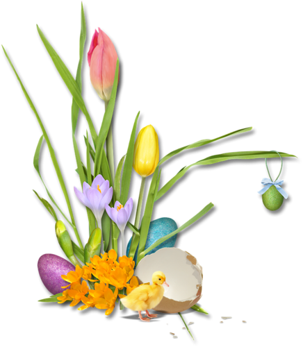 Tube De Paques En Png (436x500)