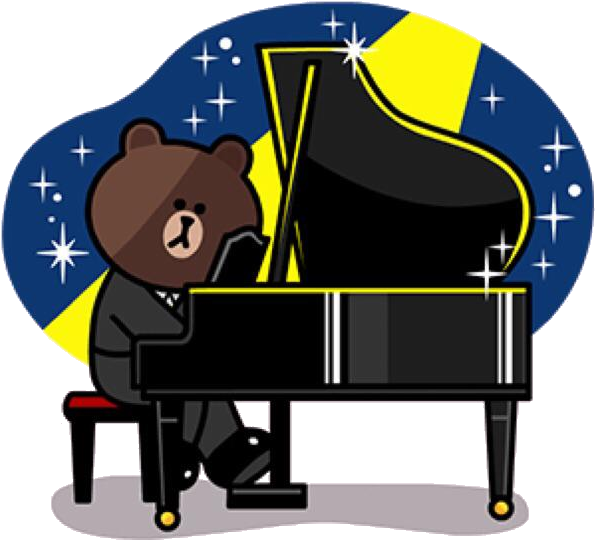 Brown And Cony In Lee Min Ho's Line Love - Line Romance (640x618)