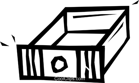 Drawer Royalty Free Vector Clip Art Illustration - Drawer Royalty Free Vector Clip Art Illustration (480x288)