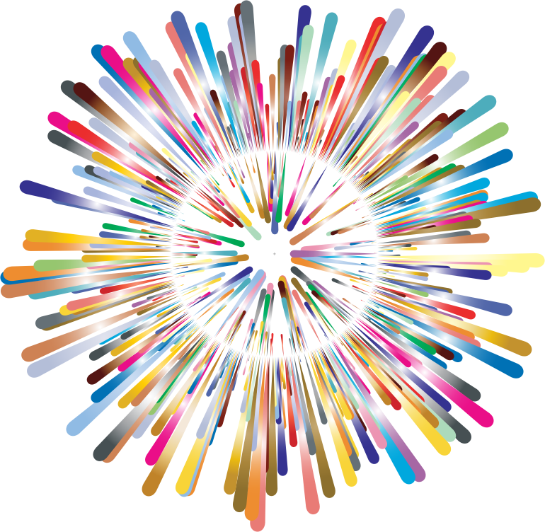 Colorful Explosion Clip Art (770x752)