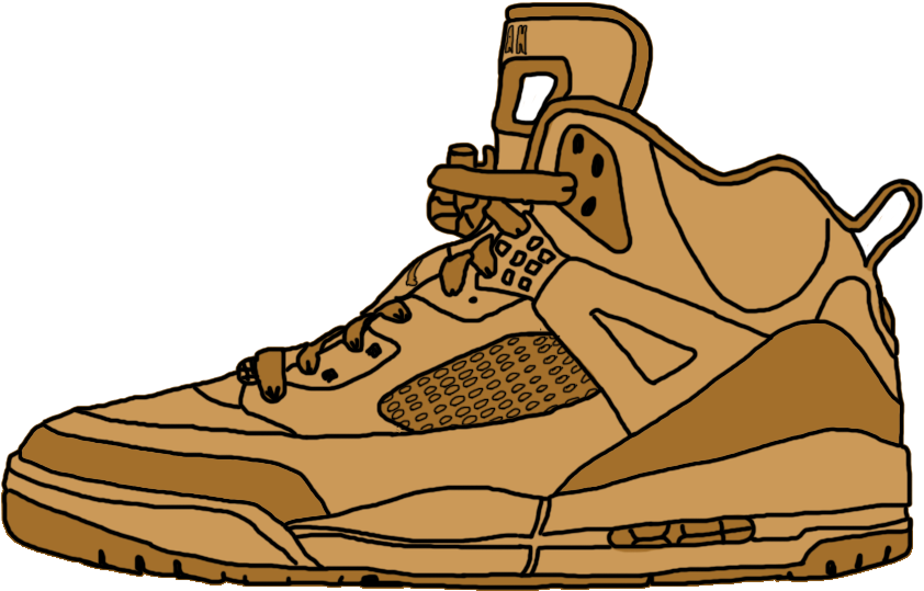Jordan Spizike Back To The Days By Takalakasnk - Jordan Spiz'ike (940x598)