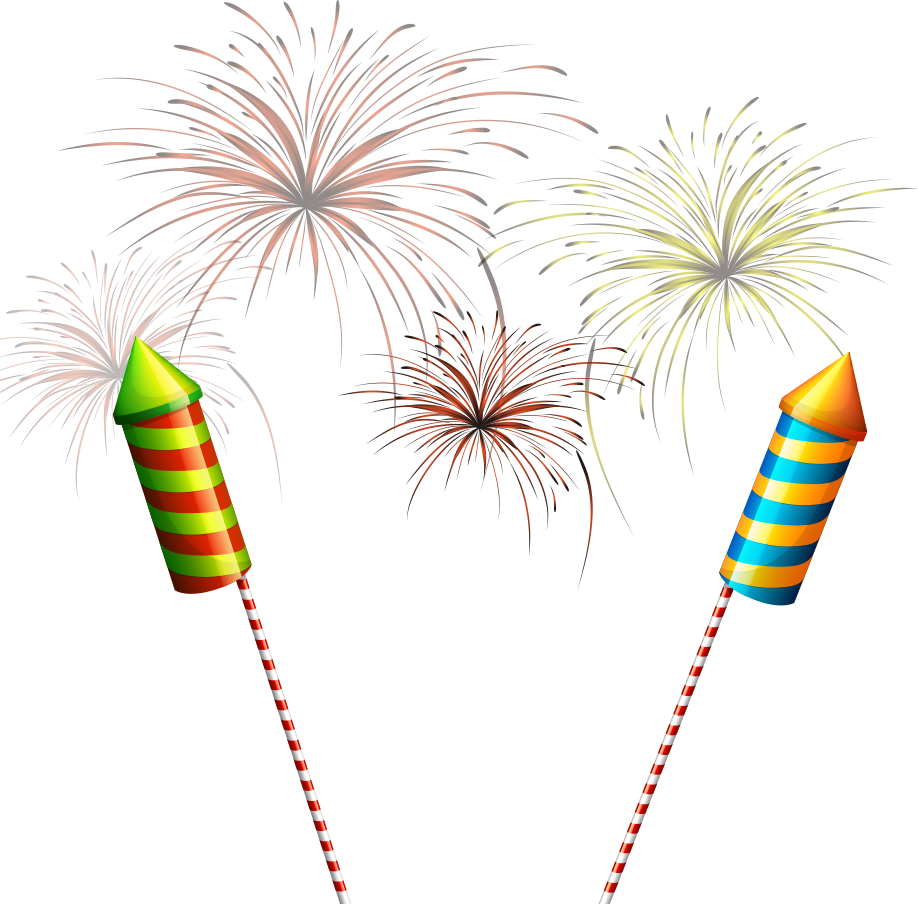 Adobe Fireworks Euclidean Vector - Cartoon Fireworks Png (918x904)