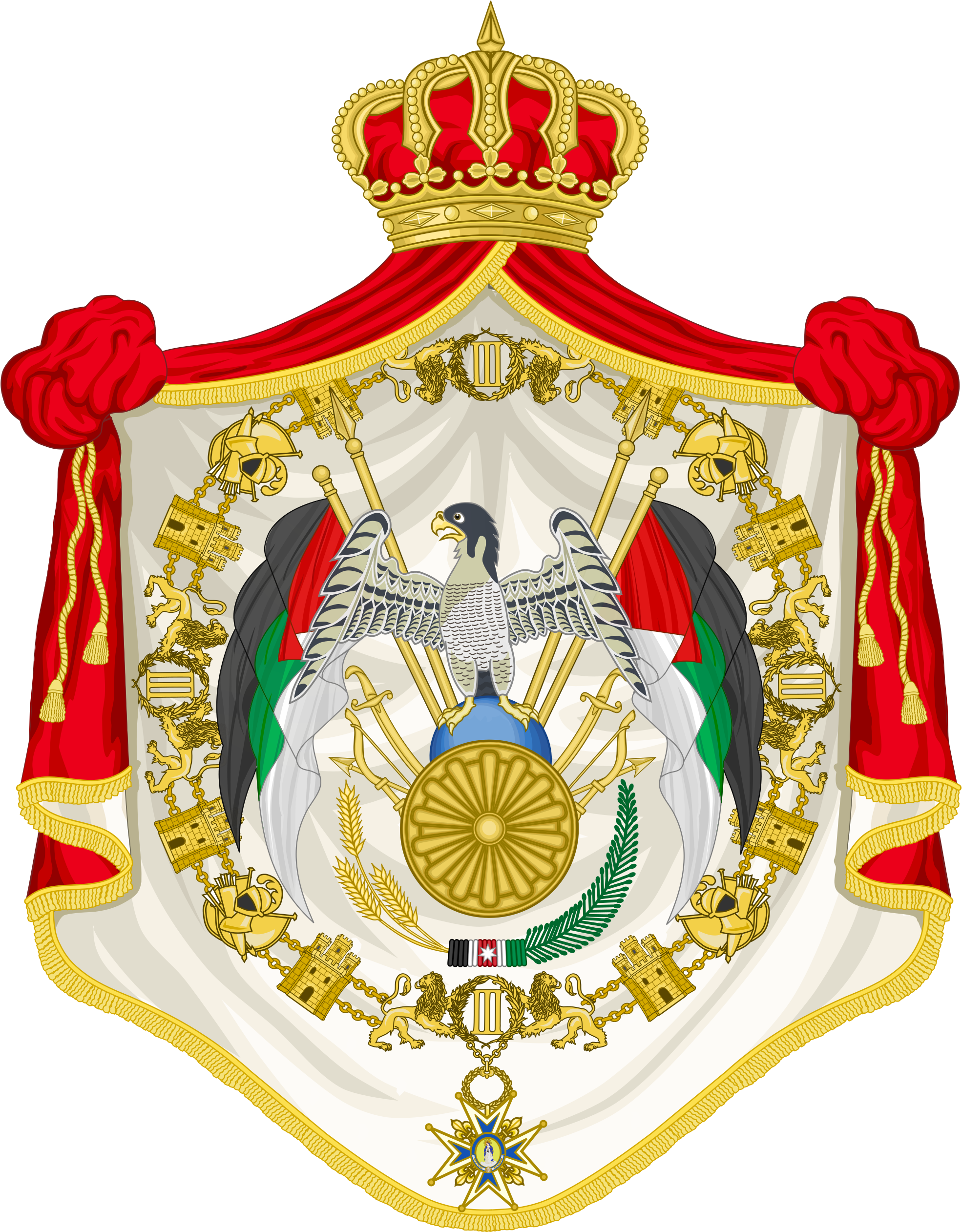 Open - Order Of The Seraphim Coat Of Arms (2000x2543)