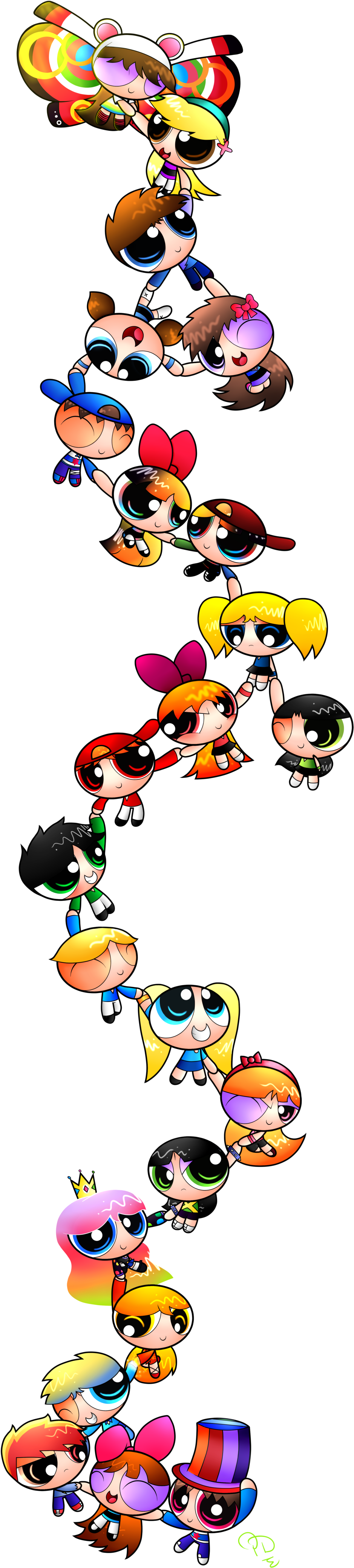 Friends Chain By Puffing-day - Friends Chain By Puffing-day (1024x4251)