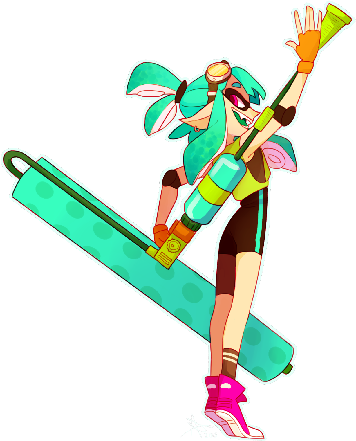 Squidsona Splatoon Is So Much Fun - Splatoon Squidsona (1280x1547)