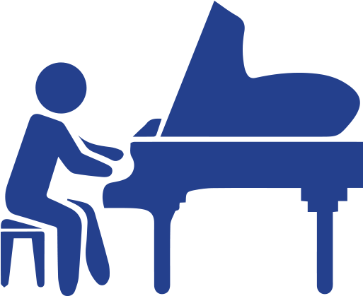 You Do Your Trick We'll Make The Flick - Piano Icon Png (512x512)