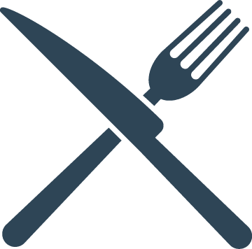 Cutlery Clipart Diner - Chester County Food Bank Logo (360x356)