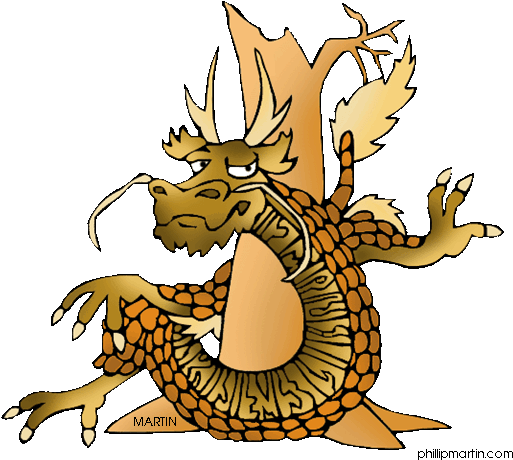 Fairy Clipart Dragon - Mythological Creatures Clipart (534x487)