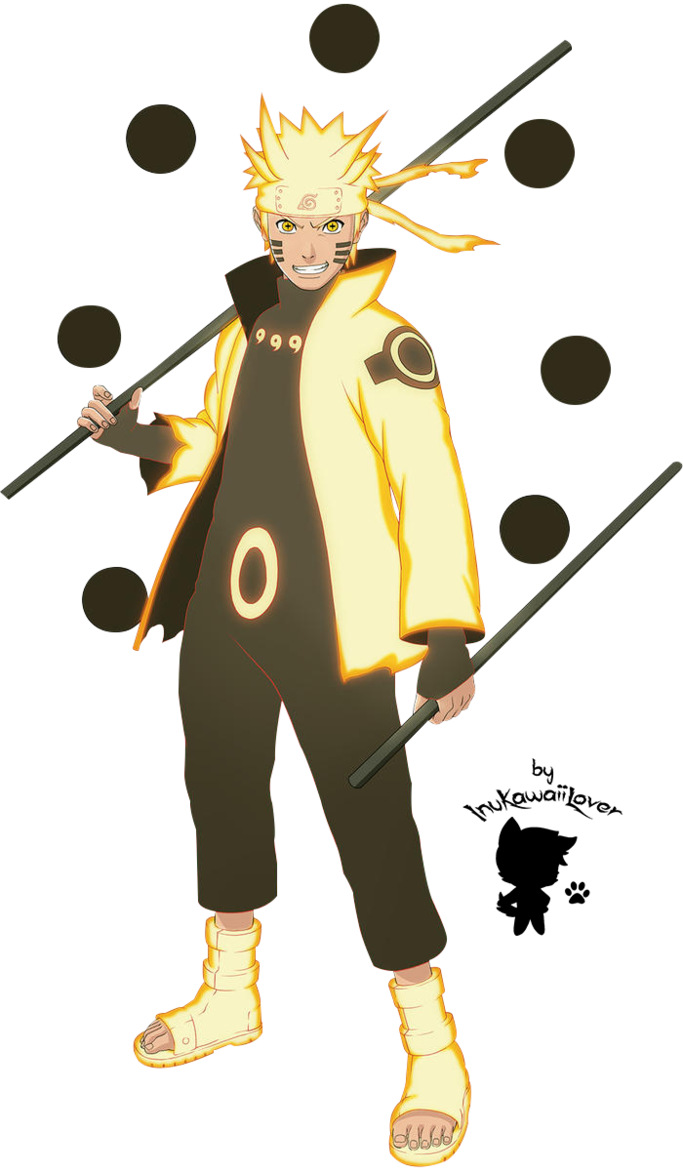 Naruto Kyuubi Clipart Hd - Sage Of Six Paths Mode Naruto (683x1171)