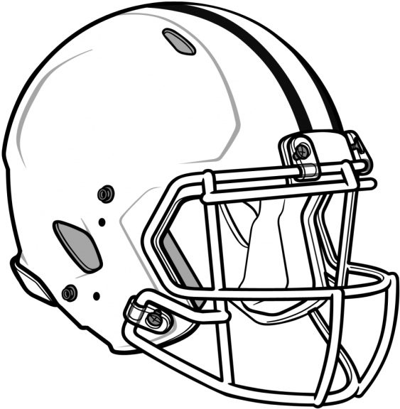Nfl Football Helmets Coloring Pages Clipart Panda Free - Drawing Of A Football Helmet (587x600)