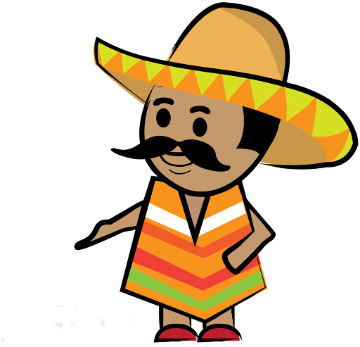 Mexican Clipart Senor - Senor Mexican (582x493)