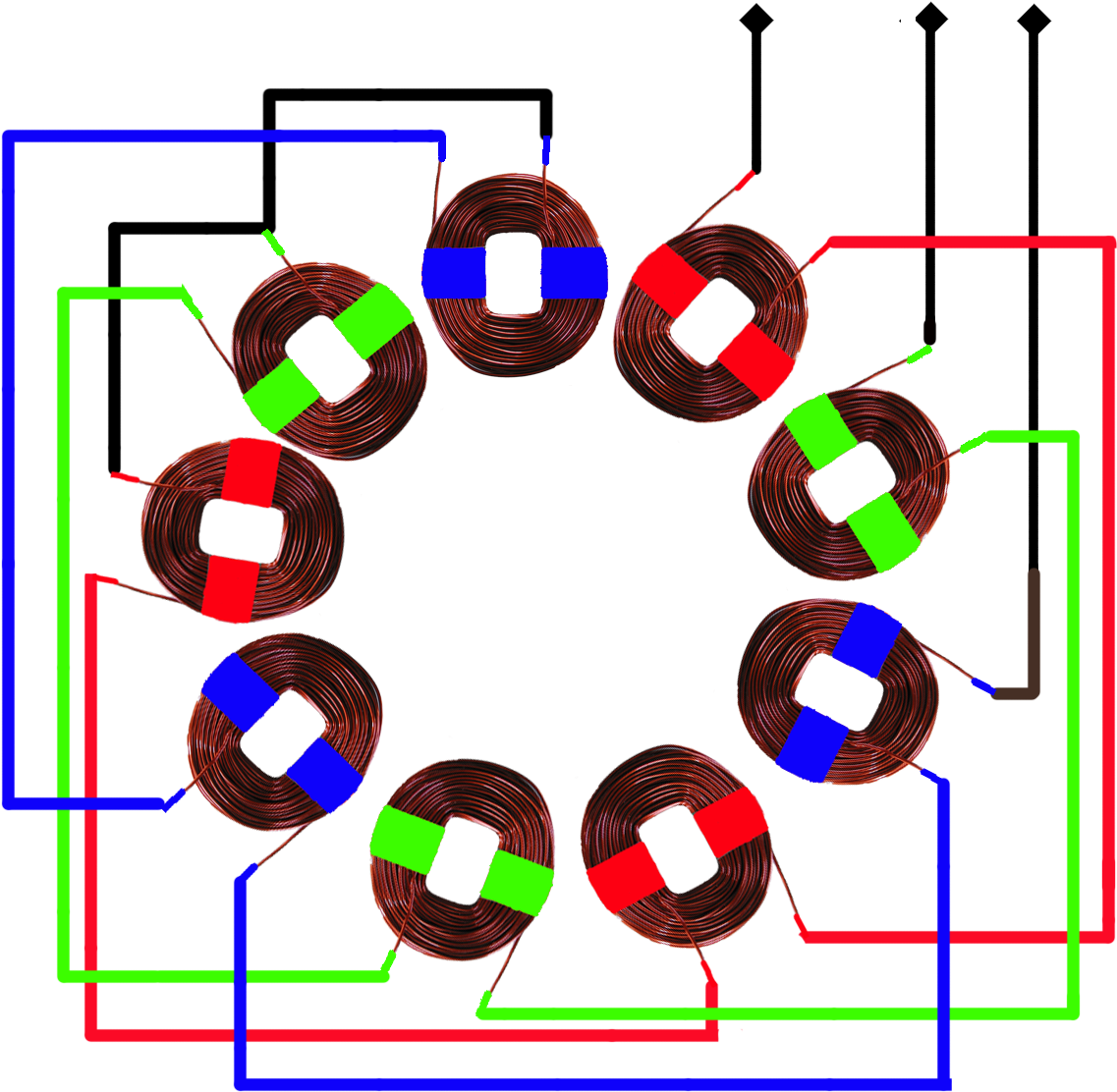 Coils91 In 3 Phase Generator Wiring Diagram Wiring - 3phase Genset Wiring Diagram (1389x1395)