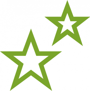 Harness Your Creative Power - Star Shape Star Outline (360x362)