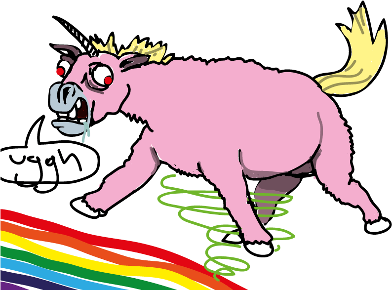 Unicorn Clipart Fluffy - Art (842x595)