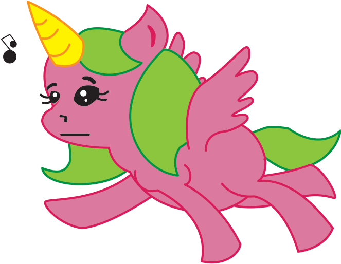 Animated Gifs » Alfa-unicorn - Cartoon (685x550)