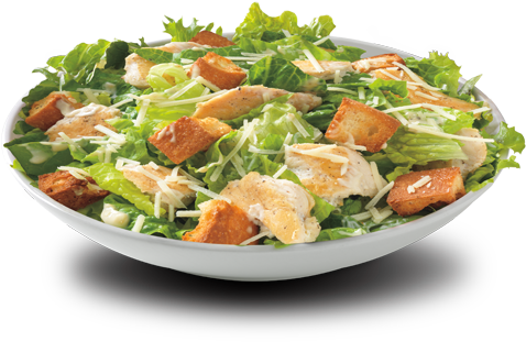 Grilled Chicken Caesar Grilled Chicken, Romaine, Croutons, - Chicken Caesar Salad Transparent (536x374)