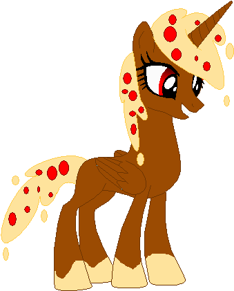 Pizza Pony Adoption Closed By Casey The Unicorn - Pizza Unicorn (355x425)