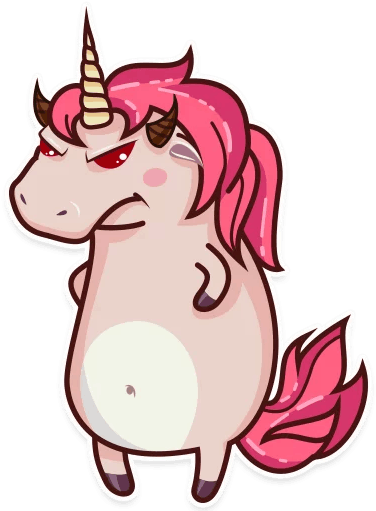 Unicorn Sticker Pack - Единорог Стелла (512x512)