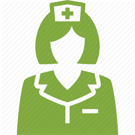 User, Woman, Healthcare And Medical, Professions And - Nurse Icon Green (512x512)
