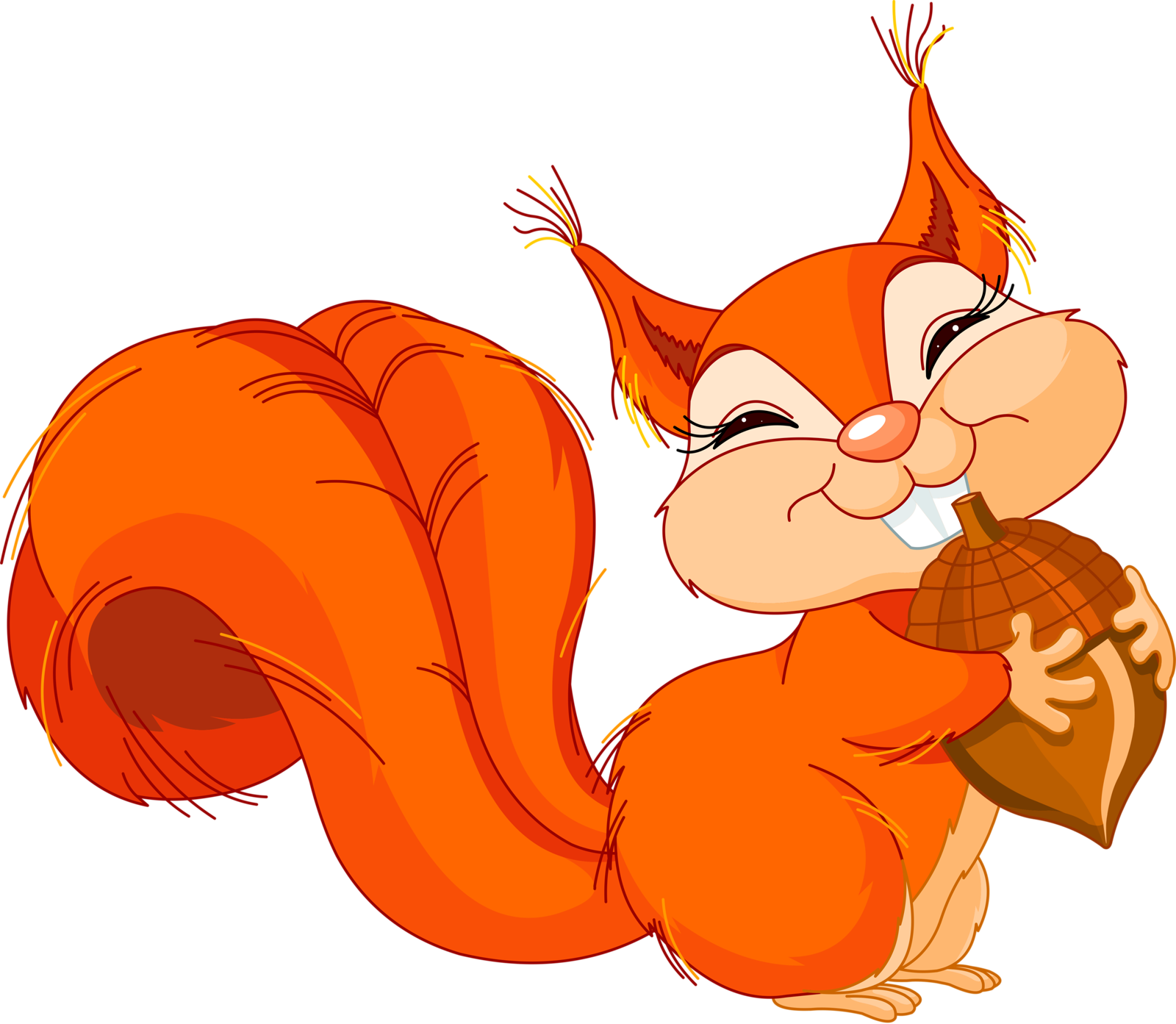 Squirrel Clip Art And Stock Illustrations - Squirrel Cartoon (1600x1393)