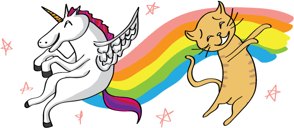 Unicorns - And - Rainbows - Sunshine Rainbows And Unicorns (650x303)