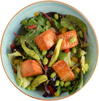 Kısık Ateşte Pişmiş Norveç Somon Salata Next Republic - Spinach Salad (513x675)