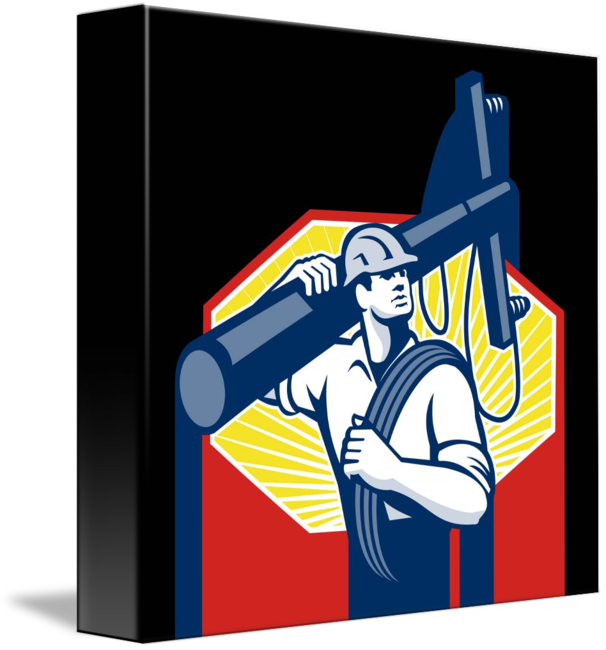 Power Lineman Repairman Carry Electric Pole Mugs (606x650)