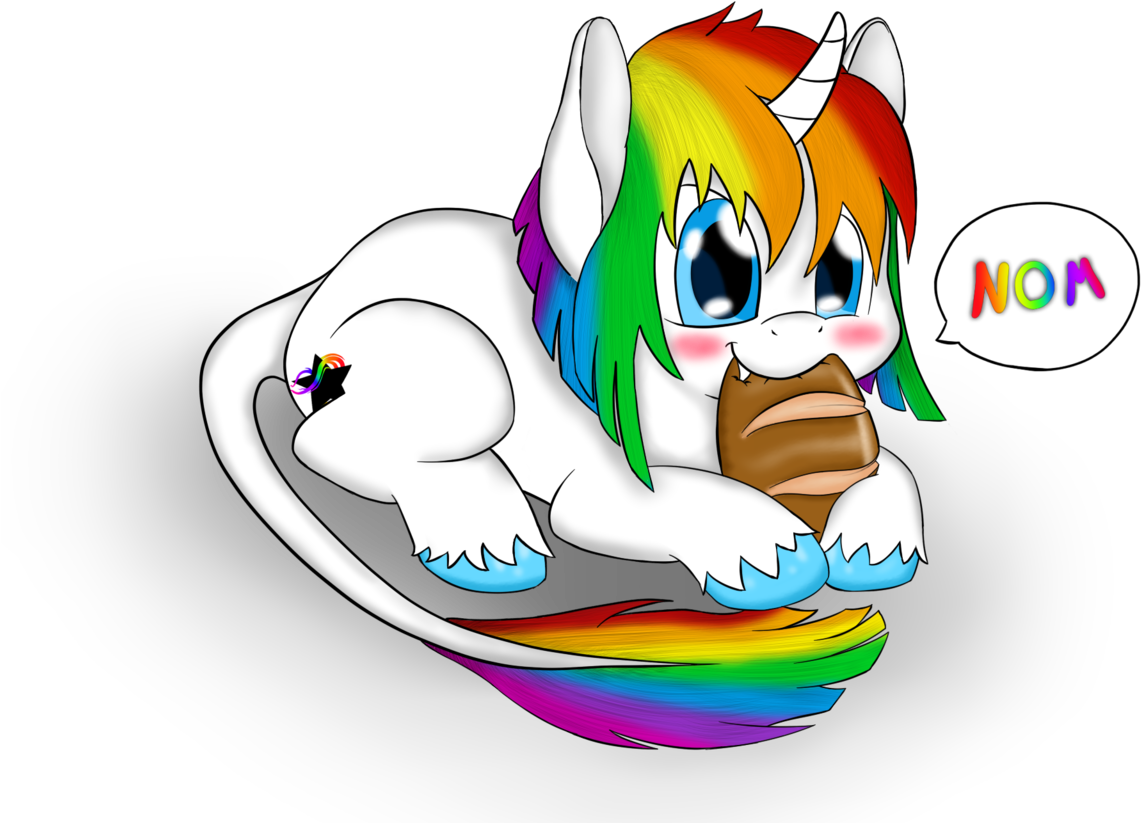 Gliconcraft, Bread, Classical Unicorn, Colored, Cute, - Cartoon (1280x896)