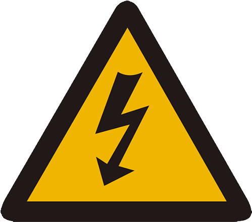 Electrical - Electricity Warning Sign Png (500x500)