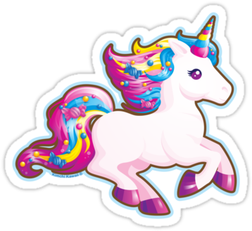 #kawaii Magical Candy #unicorn By #kimchikawaii #cute - Kawaii Magical Candy Unicorn Throw Blanket (375x360)
