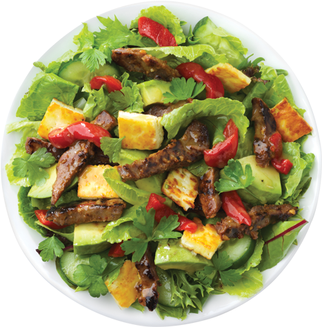 Grilled Beef And Haloumi - Salad (650x480)