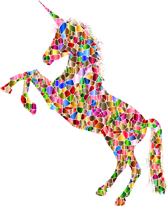 Unicorn Horn Horse - Unicorn Horn Horse (584x720)