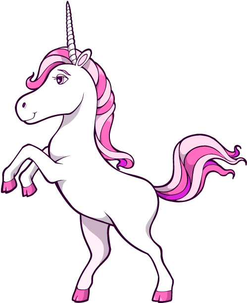 Free Clipart Cute Anime Unicorn - Unicorn Png (612x792)