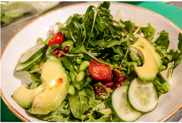 Photo Taken At Goodman &amp - Spinach Salad (600x600)