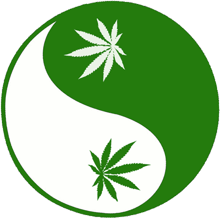 25 Weed Marijuana Animated Gif Images - Yin Yang Weed Gif (460x460)