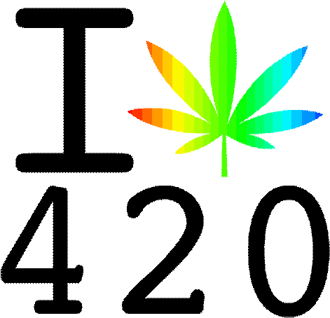 Rainbow Weed Leaf For Kids - Rainbow Leaf Gif (480x480)