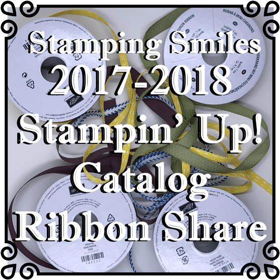 Stamping Smiles 2017-2018 Stampin' Up Catalog Ribbon - Poster (600x600)